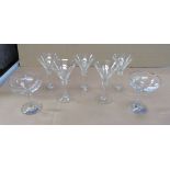 A SET OF 5 QUEEN ELIZABETH II 1953 CORONATION GLASS ALONG WITH 2 BABYCHAM GLASSES