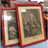 SET OF 8 FRAMED PRINTS OF GENTLEMAN