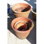 QUANTITY OF TERRACOTTA POTS