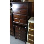 PAIR OF STAG MINSTREL 4 DRAWER BEDSIDE CABINETS