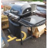 NEW YORK 3 BURNER GAS BBQ WITH SIDE BURNER