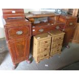 REGENCY STYLE MAHOGANY SIDEBOARD ON CLAW FEET