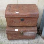 2 TIN CHESTS
