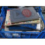 QUANTITY OF OLD STAMP ALBUMS