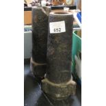 2 CAST METAL HOZE NOZZLES