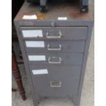 GREY PAINTED MULTI DRAWER FILING CABINET