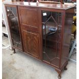 DARKWOOD DISPLAY CABINET