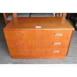 VINTAGE TEAK G-PLAN FRESCO 3 DRAWER CHEST