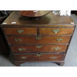 OAK 18TH CENTURY CHEST OF DRAWERS