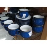 DENBY TEA CUPS & SAUCERS