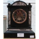 DARK CASED MANTEL CLOCK