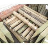 QUANTITY OF FOREST PALISADE FENCE POSTS 90 X 10CM