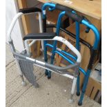 2 MOBILITY AID WALKERS