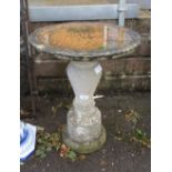 RECONSTITUTED STONE BIRD BATH