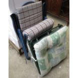 2 FOLDING GARDEN CHAIRS/LOUNGERS