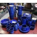 PORTMEIRION TOTEM COFFEE SET WITH CHEESE DISH ETC