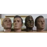 4 MANNEQUIN HEADS