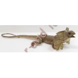 Taxidermy - a frilled lizard, 37cms long