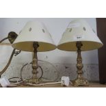 GILT METAL LAMPS