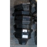 COLLECTION OF CAST IRON RAINWATER GUTTERS
