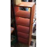 SMALL WOODEN SHELVING UNIT