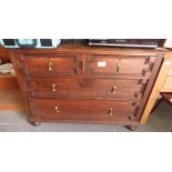 19TH CENTURY OAK CHEST OF DRAWERS