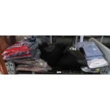 SHELF OF WORK TROUSERS, JACKETS, SHIRTS & DONKEY JACKETS