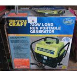 POWERCRAFT 720W PORTABLE GENERATOR