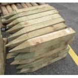 35 X WOODEN STAKES