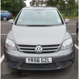 VOLKSWAGEN GOLF PLUS LUNA FSI 115, 5 DOOR HATCHBACK, 1390CC PETROL ENGINE, REGISTERED 21/9/06,