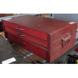 METAL WORKSHOP SET OF DRAWERS