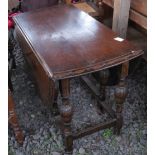 OAK DROP LEAF TABLE