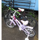 APOLLO XPANDER CHILDRENS BICYCLE, APOLLO CHERRY LANE CHILDRENS BICYCLE & BLACK CHILDRENS BICYCLE