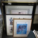 COLLECTION OF FRAMED PICTURES