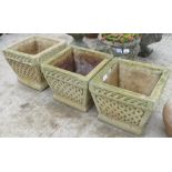 3 COTSWOLD STUDIO PLANTERS