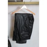 PAIR OF MOTORCYCLE TROUSERS, UNMARKED SIZE, POSSIBLY LARGE