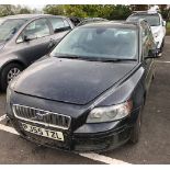 VOLVO V50, REG:PJ55 TZL, 2.0 D 5 DOOR ESTATE, FOR SPARES OR REPAIR, WE HAVE HAD THE VEHICLE RUNNING,