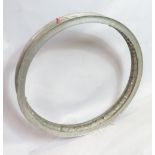 MOTORCYCLE PARTS, BARE RIM AKRONT STYLE 21 FLANGED ALLOY"