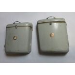 PAIR OF GREY MARKED CRAVEN MOTORCYCLE PANNIERS