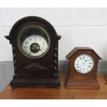Bulle electric mantel clock, retailed by J Taylor, Colwyn Bay, needing full restoration and a French