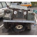 LAND ROVER SERIES II REG:GLX 577C, 88 INCH, OLD STYLE VEHICLE REGISTRATION DOCUMENT, 1965,