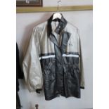 RUKKA UNLINED MOTORCYCLE JACKET, MARKED 40