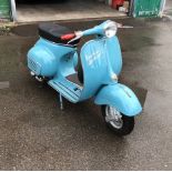 VESPA 150 SPORTIQUE, REG: BHW 378A, FINISHED IN SKY BLUE AND PRESENTED IN ABSOLUTELY BEAUTIFUL