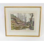 SAMUEL JOHN LAMORNA BIRCH (1869 - 1955) - The Morning Sun, watercolour, signed 26cms x 34.5cms