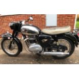 1964 BSA A50, REG:BDU 495B, FINISHED IN BLACK WITH GREY SEAT AND CHROME TANK SIDES, GOOD WORKABLE