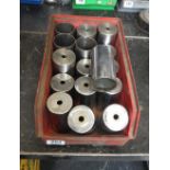 VINCENT MOTORCYCLE PARTS, QUANTITY OF CHROMED SUSPENSION UNIT COVERS