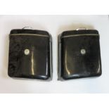 PAIR OF CRAVEN MOTORCYCLE REAR PANNIERS MARKED CRAVEN
