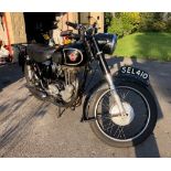 1955 MATCHLESS G3LS 350CC. REGISTRATION NO. SEL 410. V5C PRESENT. DATE OF FIRST REGISTRATION; 13/