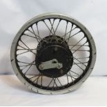 VINCENT MOTORCYCLE PARTS, WM3 18 ALLOY REAR WHEEL WITH BRAKE FITTINGS