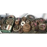 QUANTITY OF CLUTCH PARTS SOME SUITABLE FOR VINCENT MOTORCYCLES